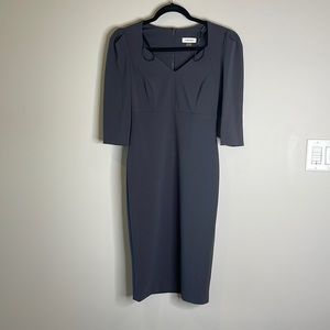 Grey Calvin Klein Dress size 2